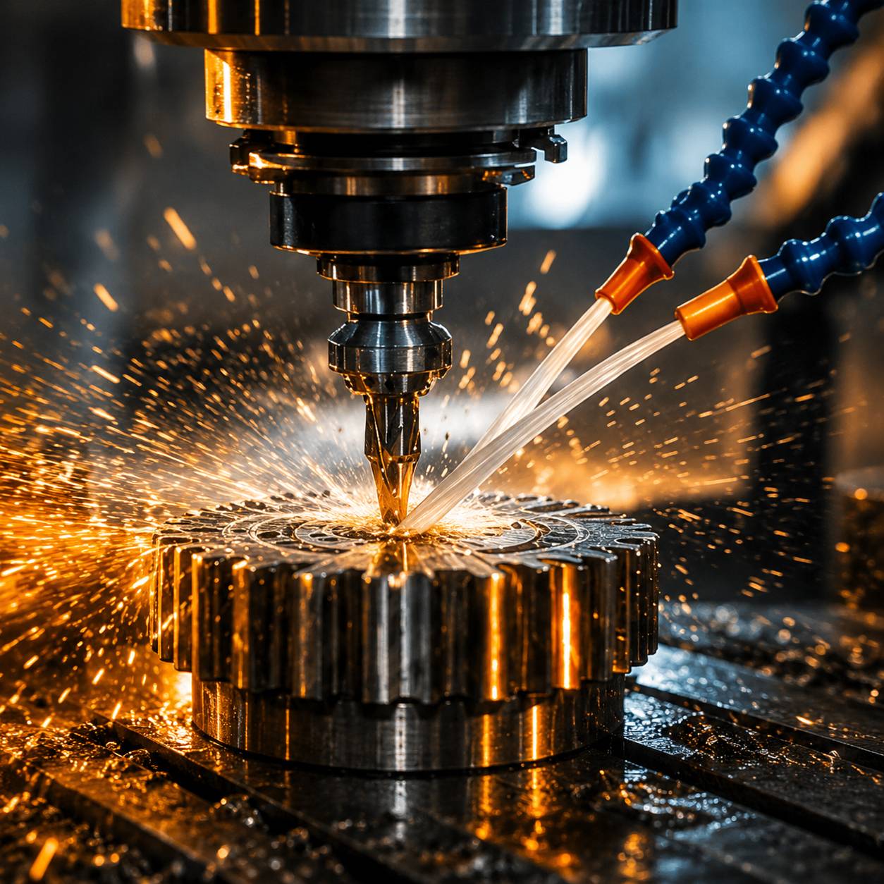 Industrial oils and metalworking fluids for CNC machining and manufacturing